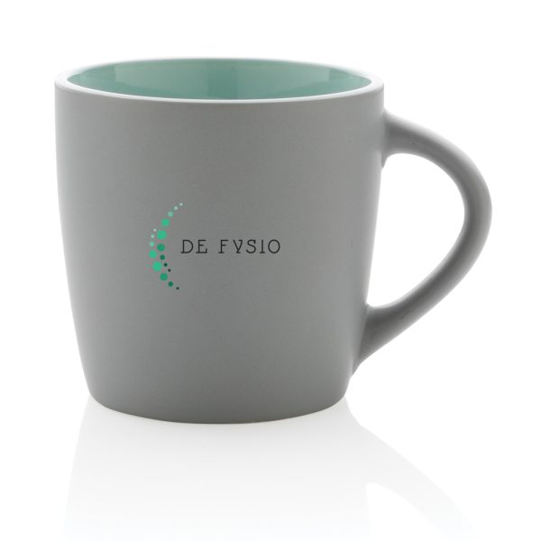 Ceramic mug with coloured inner P434.007