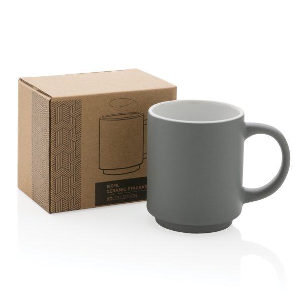 Ceramic stackable mug P434.072