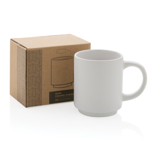 Ceramic stackable mug P434.073