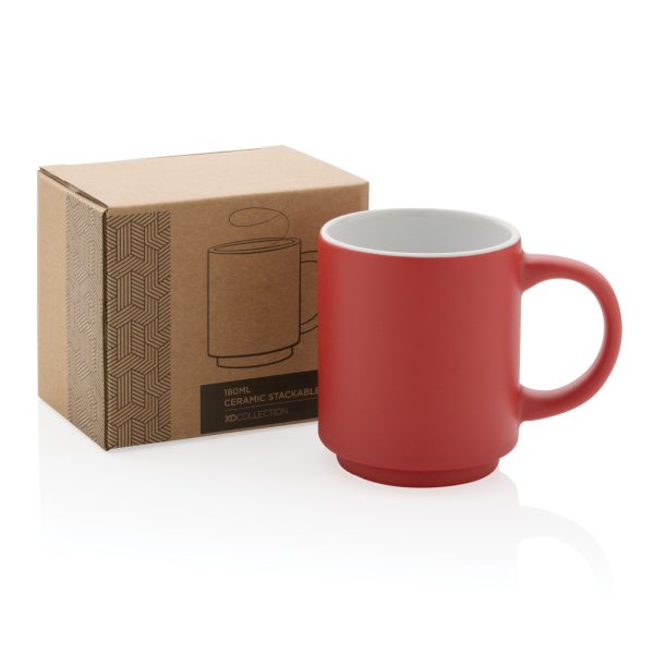 Ceramic stackable mug P434.074