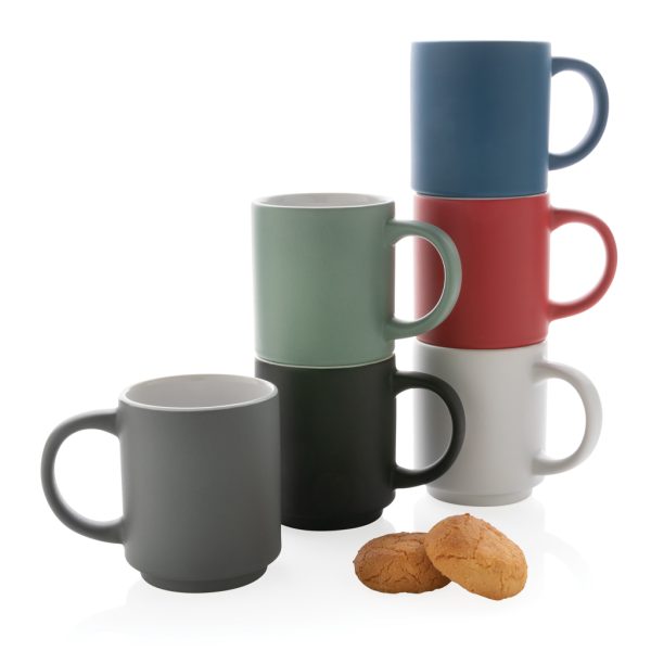 Ceramic stackable mug P434.075