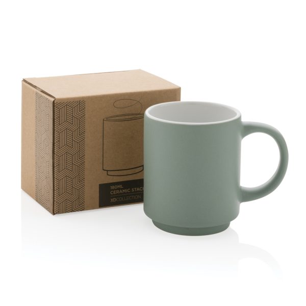 Ceramic stackable mug P434.077