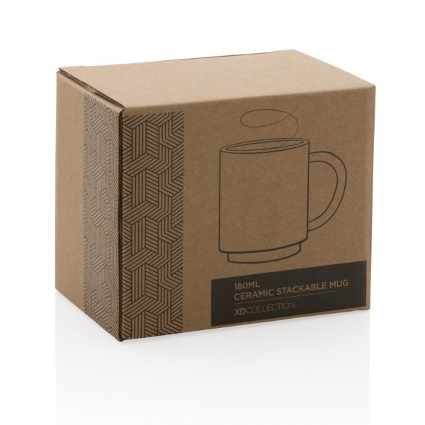 Ceramic stackable mug P434.077