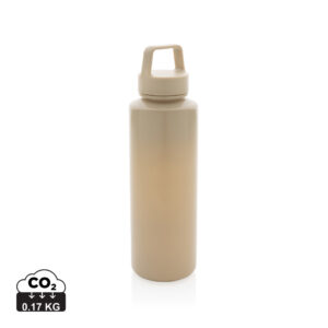 RCS certified recycled PP water bottle with handle P435.019