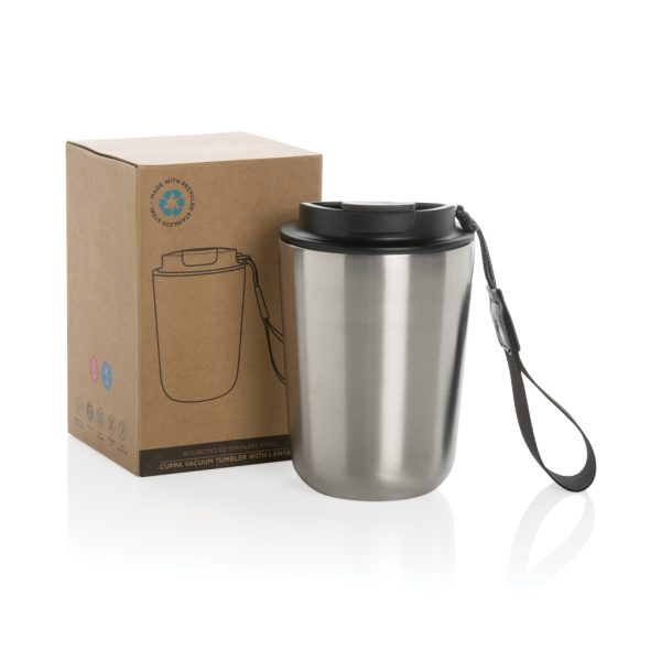 Cuppa RCS re-steel vacuum tumbler with lanyard P435.022