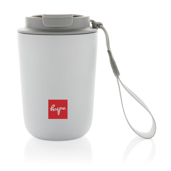 Cuppa RCS re-steel vacuum tumbler with lanyard P435.023