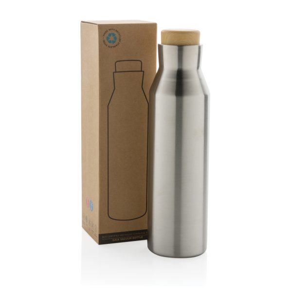 Gaia RCS certified recycled stainless steel vacuum bottle P435.522