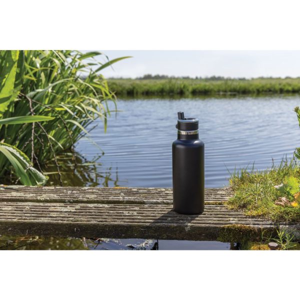 Hydro RCS recycled stainless steel vacuum bottle with spout P435.551