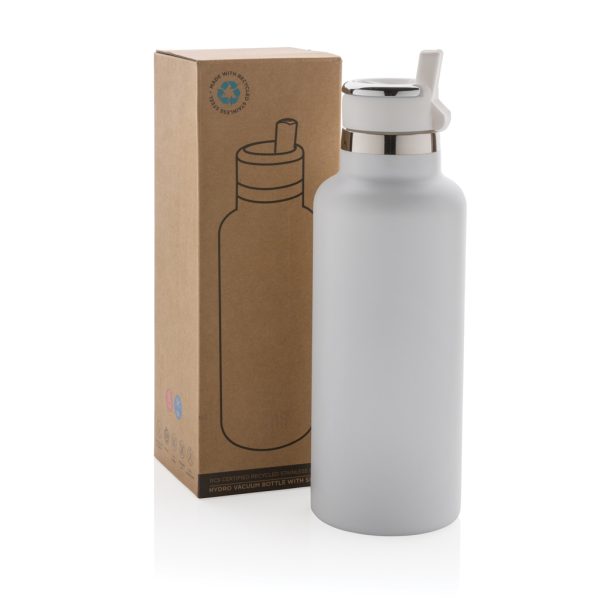 Hydro RCS recycled stainless steel vacuum bottle with spout P435.553