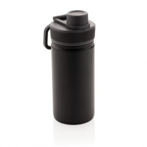 Vacuum stainless steel bottle with sports lid 550ml P436.191