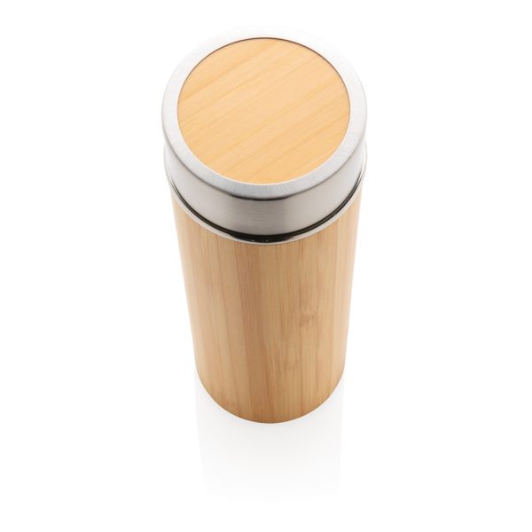 Leak proof bamboo vacuum bottle P436.239