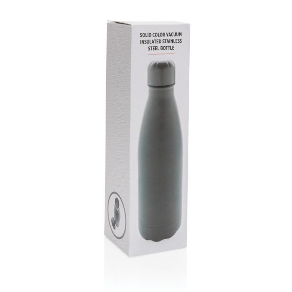 Solid colour vacuum stainless steel bottle 500 ml P436.462