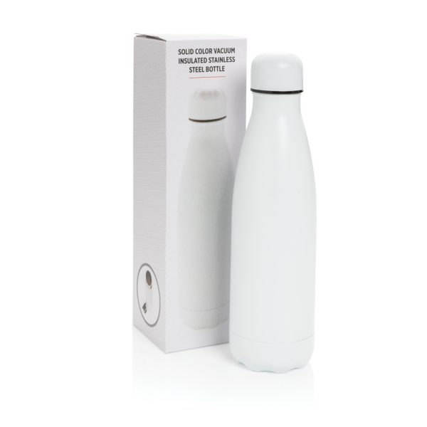 Solid colour vacuum stainless steel bottle 500 ml P436.463