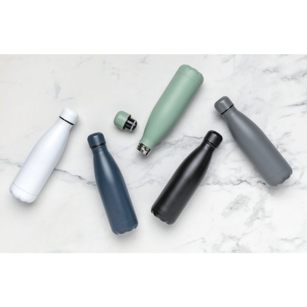 Solid colour vacuum stainless steel bottle 500 ml P436.465