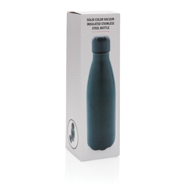 Solid colour vacuum stainless steel bottle 500 ml P436.465