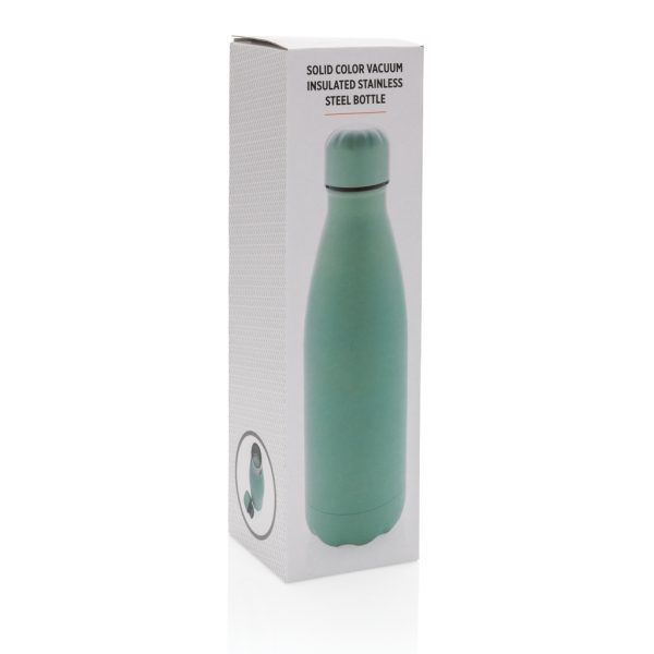Solid colour vacuum stainless steel bottle 500 ml P436.467