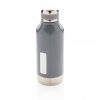 Leak proof vacuum bottle with logo plate P436.672