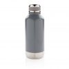 Leak proof vacuum bottle with logo plate P436.672