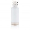 Leak proof vacuum bottle with logo plate P436.673