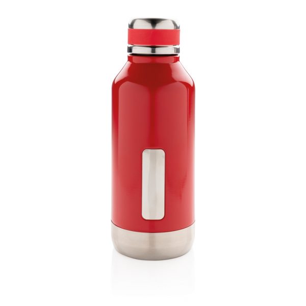 Leak proof vacuum bottle with logo plate P436.674