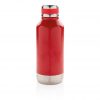 Leak proof vacuum bottle with logo plate P436.674