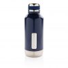 Leak proof vacuum bottle with logo plate P436.675