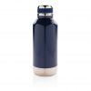 Leak proof vacuum bottle with logo plate P436.675