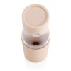 Ukiyo glass hydration tracking bottle with sleeve P436.729