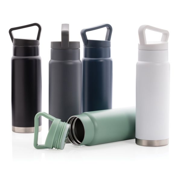 Leakproof vacuum on-the-go bottle with handle P436.922