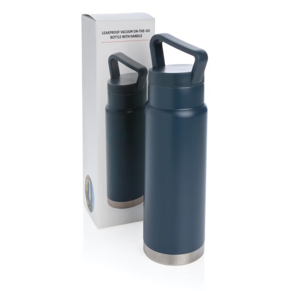 Leakproof vacuum on-the-go bottle with handle P436.925