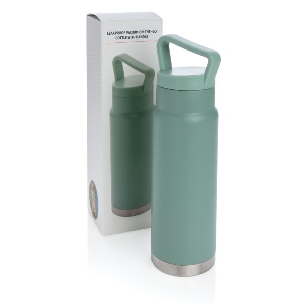 Leakproof vacuum on-the-go bottle with handle P436.927