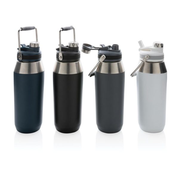 Vacuum stainless steel dual function lid bottle 1L P436.985