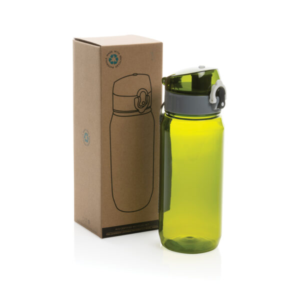 Yide RCS Recycled PET leakproof lockable waterbottle 600ml P437.007