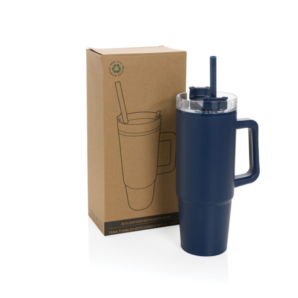 Tana RCS recycled plastic tumbler with handle 900ml P437.100