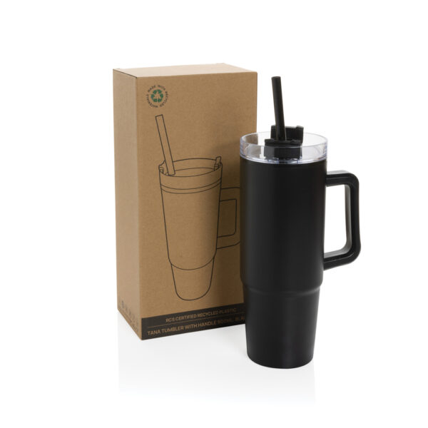 Tana RCS recycled plastic tumbler with handle 900ml P437.101