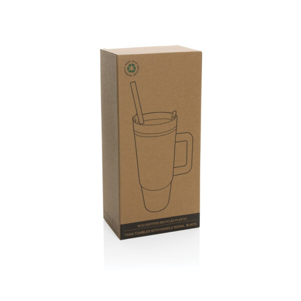 Tana RCS recycled plastic tumbler with handle 900ml P437.101