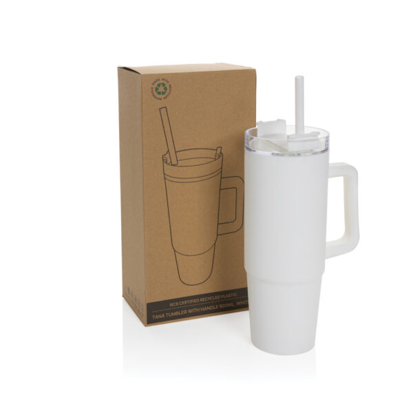 Tana RCS recycled plastic tumbler with handle 900ml P437.103