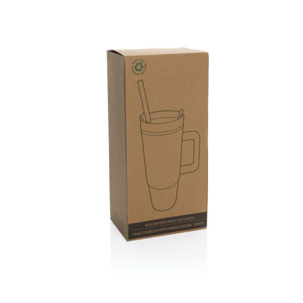 Tana RCS recycled plastic tumbler with handle 900ml P437.103