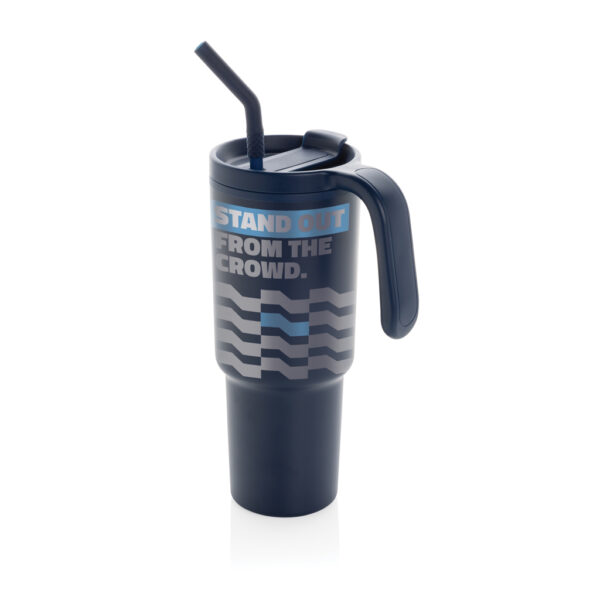 Graphic 360 RCS certified recycled steel tumbler 900ml P437.3225