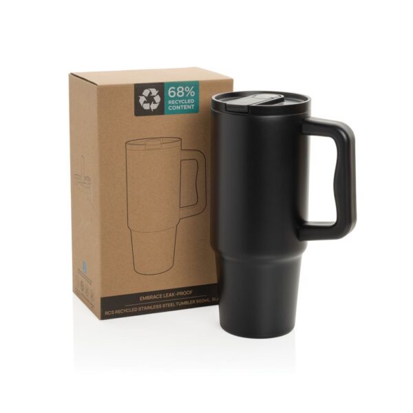 Embrace Leakproof RCS recycled stainless steel tumbler 900ml P437.3401