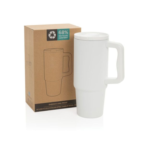 Embrace Leakproof RCS recycled stainless steel tumbler 900ml P437.3403