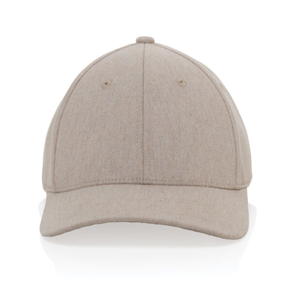 Milo AWARE™ recycled heather 6 panel cap 200gr P453.0900