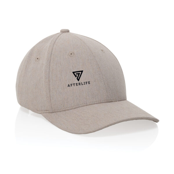 Milo AWARE™ recycled heather 6 panel cap 200gr P453.0900