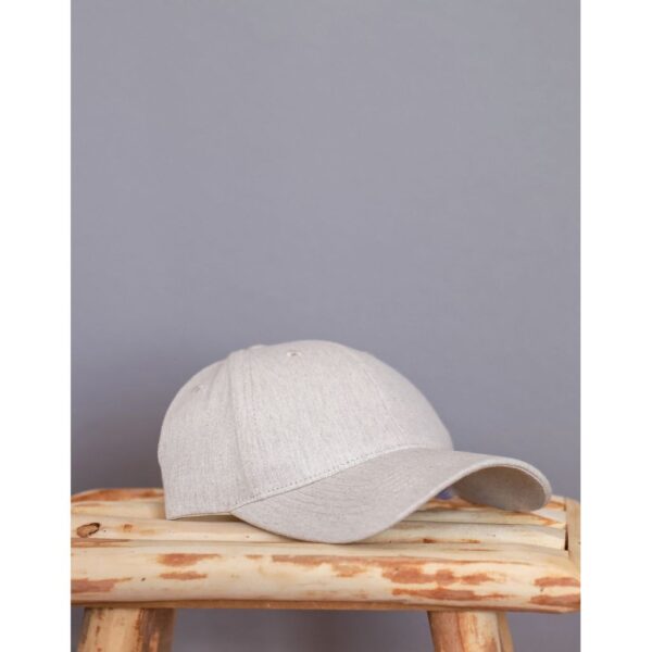 Milo AWARE™ recycled heather 6 panel cap 200gr P453.0900