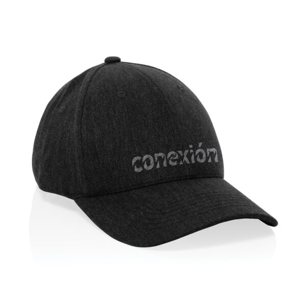 Milo AWARE™ recycled heather 6 panel cap 200gr P453.0901