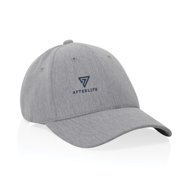 Milo AWARE™ recycled heather 6 panel cap 200gr P453.0902