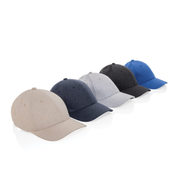 Milo AWARE™ recycled heather 6 panel cap 200gr P453.0902
