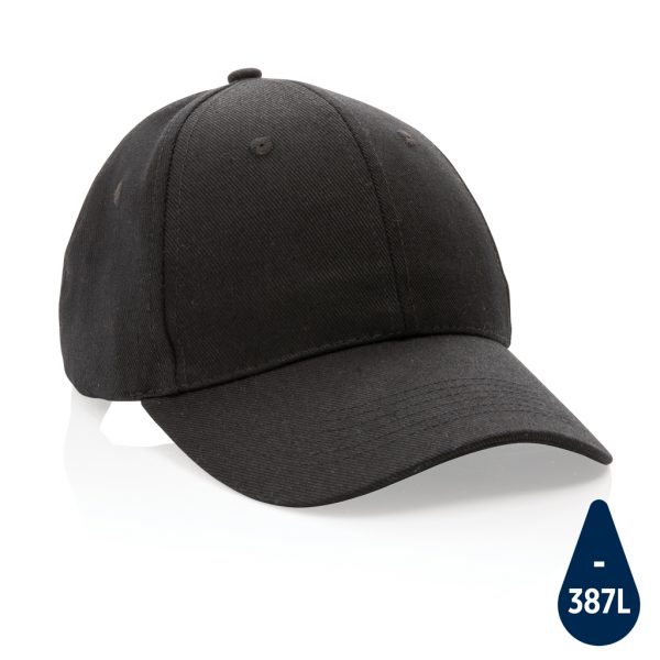 Impact 6 panel 280gr Recycled cotton cap with AWARE™ tracer P453.301