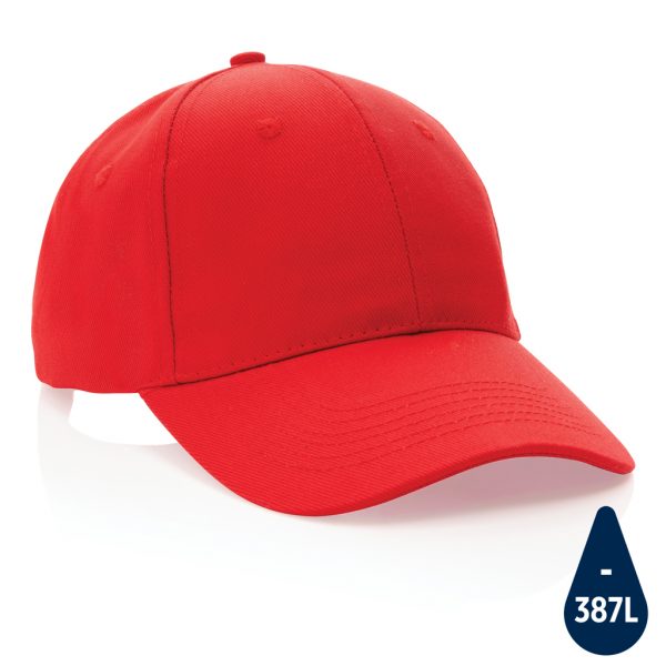 Impact 6 panel 280gr Recycled cotton cap with AWARE™ tracer P453.304