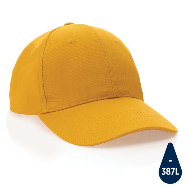 Impact 6 panel 280gr Recycled cotton cap with AWARE™ tracer P453.306